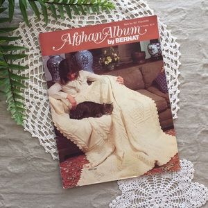 Vintage 1978 Afghan Album Craft Booklet By Bernat Craft